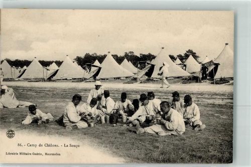Chalons-en-Champagne 1914 Camp de Chalons la Soupe