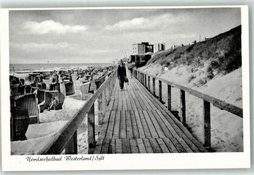 Westerland Holzsteg am Strand