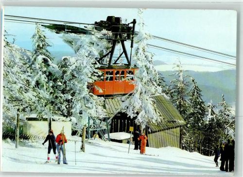 Oberwiesenthal Winter Fichtelbergerseilschwebebahn