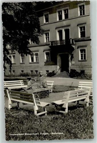 Thermalbad Wiesenbad 1966 Denkmal Badehaus