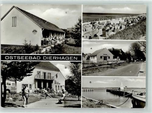 Dierhagen Bungalow d. VEB Kraftverkehr Zwickau FDBG Erholungsheim Ernst Moritz Arndt Hafen Omnibus