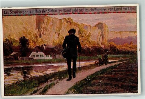 1918 Volkslieder Nr.52 Ein Sträußchen am Hute Verein für das Deutschtum im Ausland Nr.20772