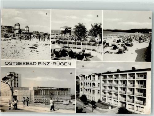 Binz FDGB-Ferienheim Arkona Kurhaus FDGB-Urlauberrestaurant Rügen Haus der Stahlwerker