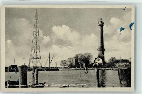 Osternothafen Funkturm Leuchtturm Fischerboot