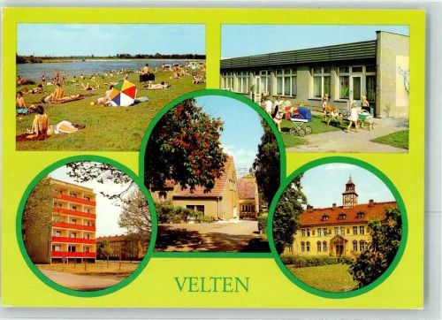 Velten Autobahnsee Rathaus Poststraße Feierabendheim-Wilhelm Pieck