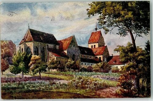 Reichenau das Münster sign. V. Marschall