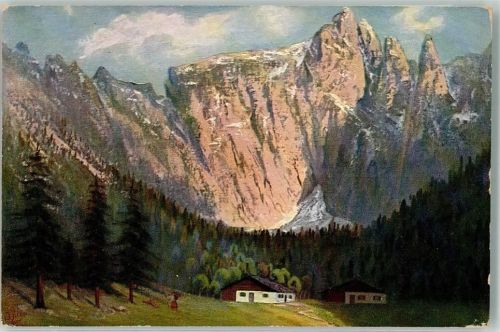 Berchtesgaden Scharitzkehl Alm sign. Jos. Zeller