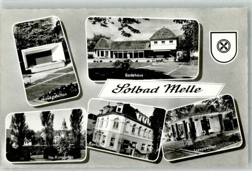 Melle Badehaus Musikpavillon Kurhaus Lesepavillon Kurgarten