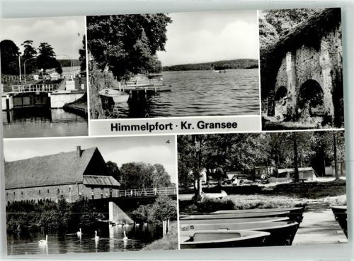 Himmelpfort Gransee Zisterzienserkloster-Ruine Brauhaus Campingplatz