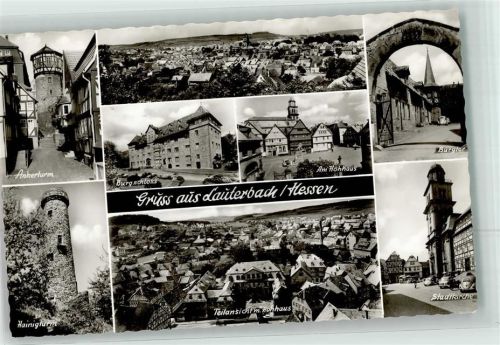 Lauterbach Ankerturm Hainigturm Burgschloss Burgtor Stadtkirche Hohhaus