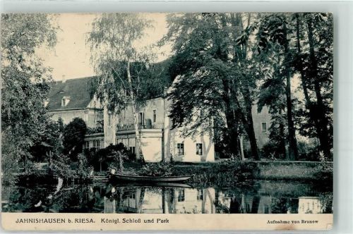 01587 O8401 Jahnishausen 1916 - Königl Schloss u. Park