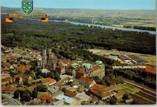 Klosterneuburg Fliegeraufnahme Erholungszentru nur Scan beschnitten