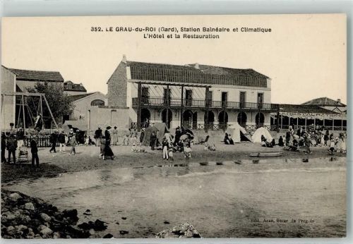 30240 Le Grau-du-Roi - Station Balneaire et Climatique L Hotel et la Restauration Strand Zelt Kinderwagen Casino