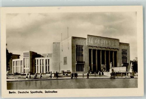Friedrichshain Deutsche Sporthalle Stalinallee