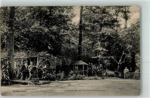 Audignicourt Unterstände als Sommerwohnungen