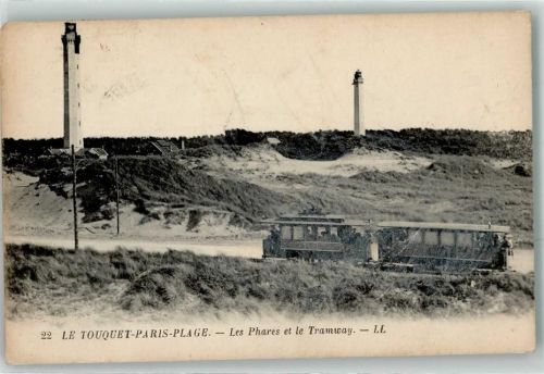 Le Touquet-Paris-Plage Les Phares et le Tramway Eisenbahn Turm