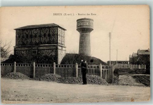 Dreux Bassins des Eaux Wasserturm