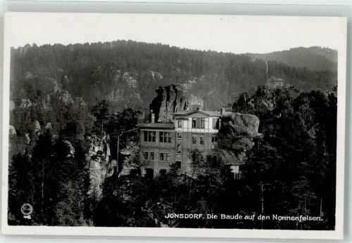 Kurort Jonsdorf Baude auf den Nonnenfelsen