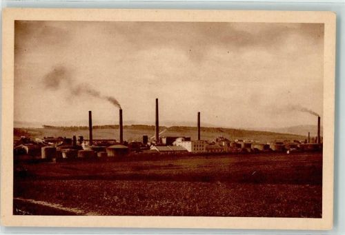 Hütte Fabrikanlage Schornsteine