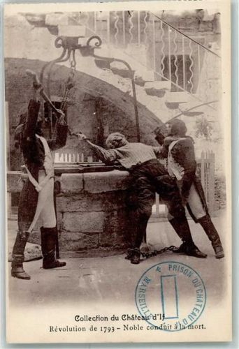 Marseille Revolution de 1793 Noble conduit a la mort