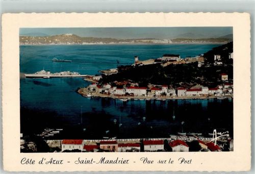 83430 Saint-Mandrier-sur-Mer - Blick zum Hafen Dampfer