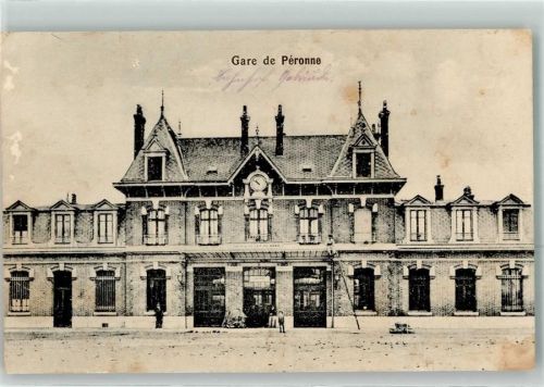 Peronne 1915 Bahnhof