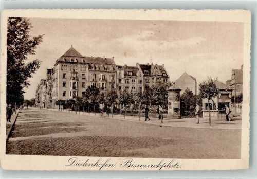 Thionville Bismarckplatz Litfaßsäule
