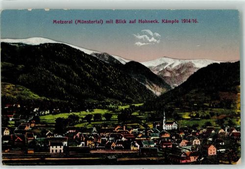 Sondernach 1914 - 1916 mit Blick auf Hohneck