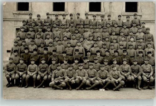 Soldaten Krieg Gruppenfoto Uniform 187