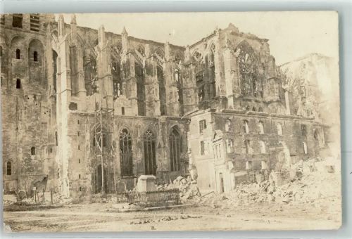 1918 Zerstörte Kirche Marey? Marcey?