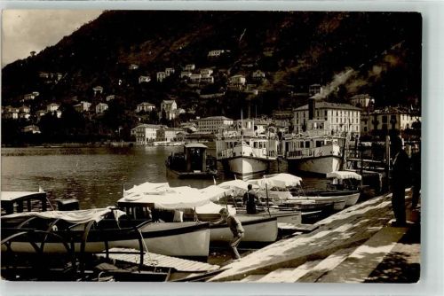 Riva del Garda Hafen Ort handschriftlich Foto AK