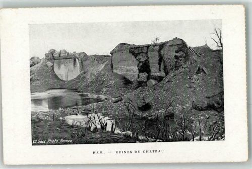 Ham 1918 Schlossruine
