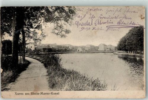 Xures 1917 am Rhein Marne Kanal