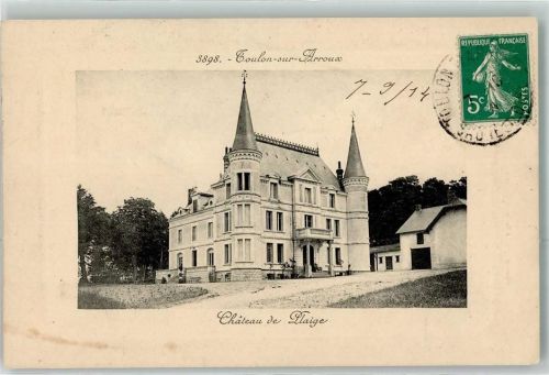 71320 Toulon-sur-Arroux 1914 - Chateau de Plaige