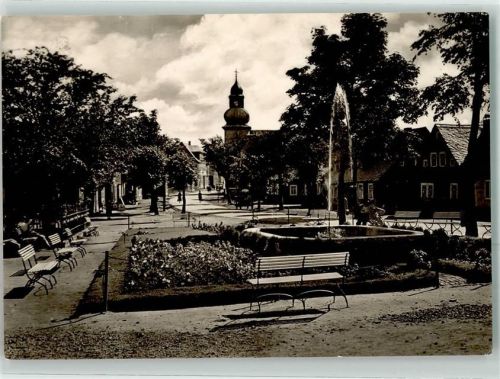 Frauenwald Platz des Friedens Springbrunnen