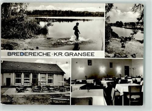 Bredereiche Schulzensee Havellandschaft FDGB-Klubhaus mit Speiseraum