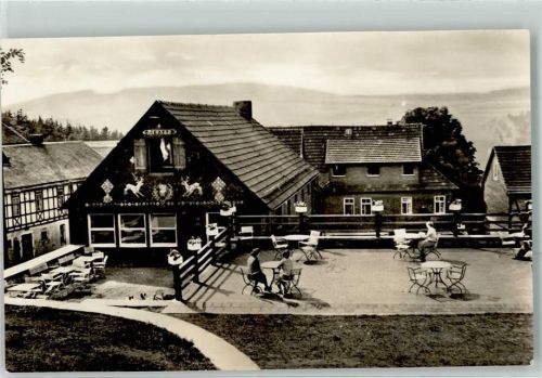 Knobelsdorf FDGB- Erholungsheim Waldhirsch Terrasse