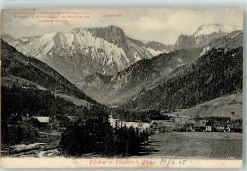 Aflenz 1905 Fölztal m. Fölzstein