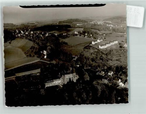 Langenberg Foto Original aus Archiv eines Ansichtskartenverlag Fliegeraufnahme von Langenberg Ort handschriftlich
