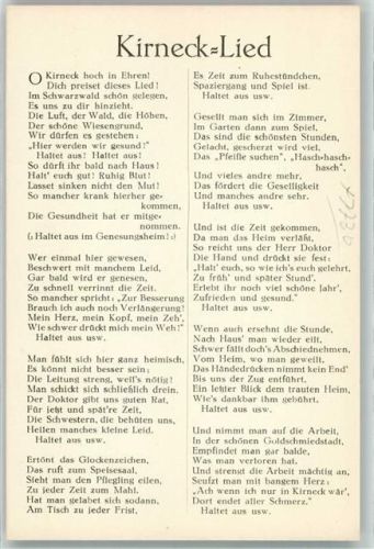 Lorch Kirneck Lied Ort lt. Recherche