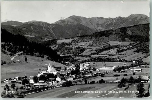 Eben mit Bahnhof und Pfarrkirche hl. Maria