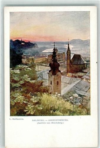 Salzburg sign. Reiffenstein Künstlerpostkarte Nr. 14