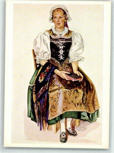 Cheb sign. E. Moser-Pfiffl Egerländer Tracht