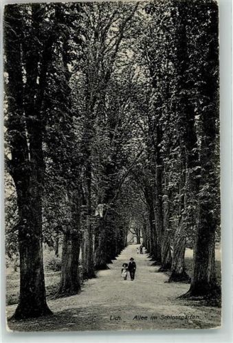 Lich Schlossgarten Foto AK