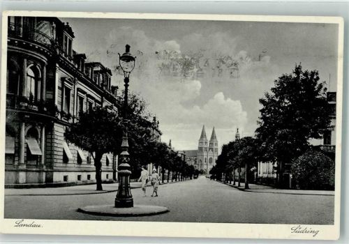 Landau Südring Laterne Marienkirche