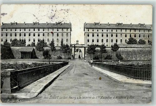 Belfort 1907 Caserne Fort Harty 9. Battaillon d`Artillerie a Pied