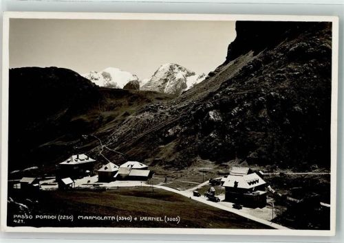 Canazei di Fassa Passo Pordoi Marmolata e Vernel Oldtimer