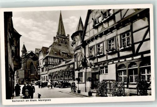 55422 W6533 Bacharach - Marktplatz Auto