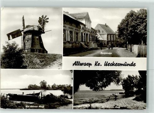 Altwarp Dorfstraße Mühle Am kleinen Haff