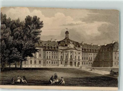 Münster Stahlstich auf AK